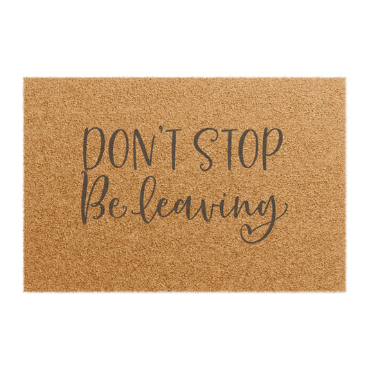 Doormat — “Be Our Guest but Don’t Expect Much” Funny Welcome Mat