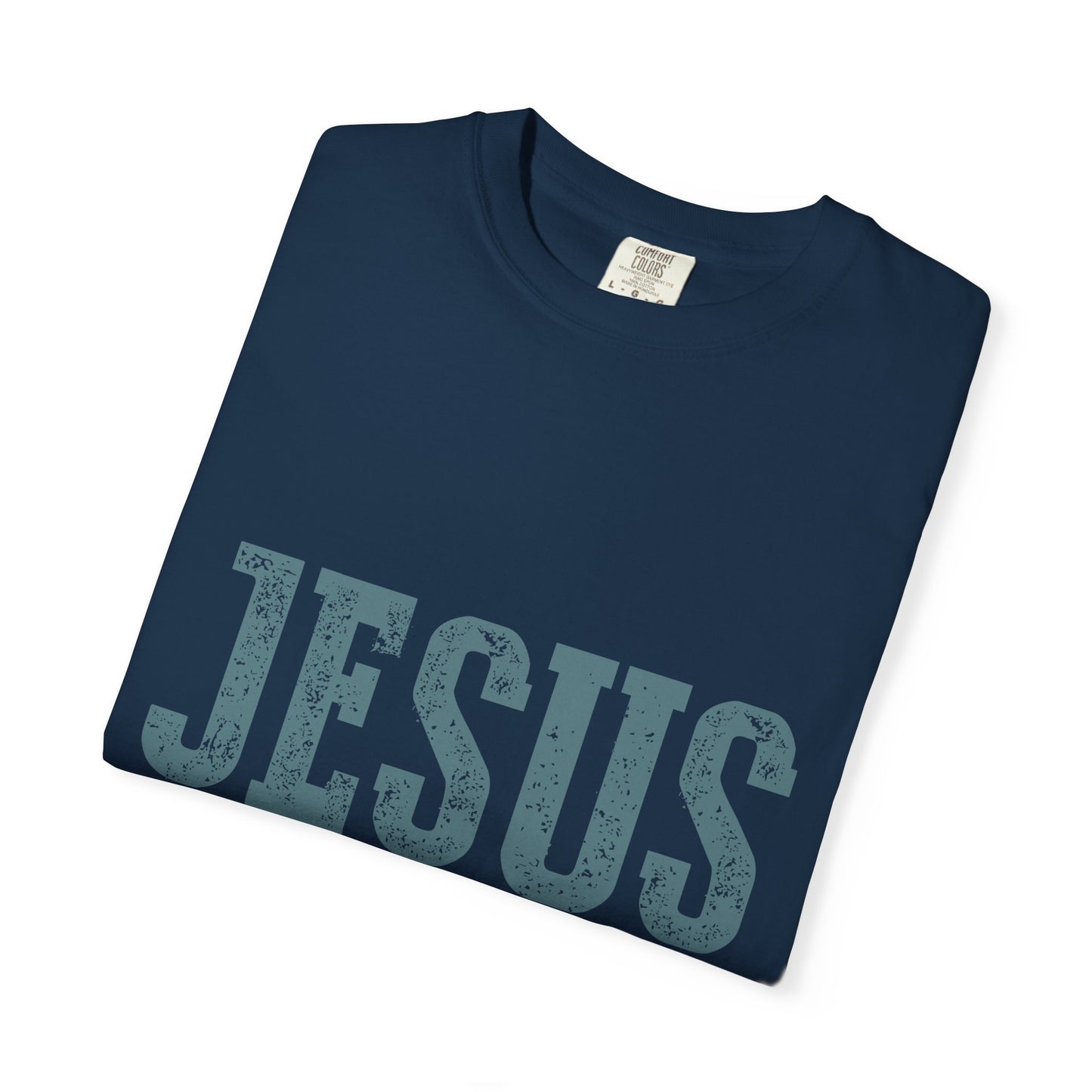 Jesus Graphic T-Shirt — Distressed Vintage Faith Tee