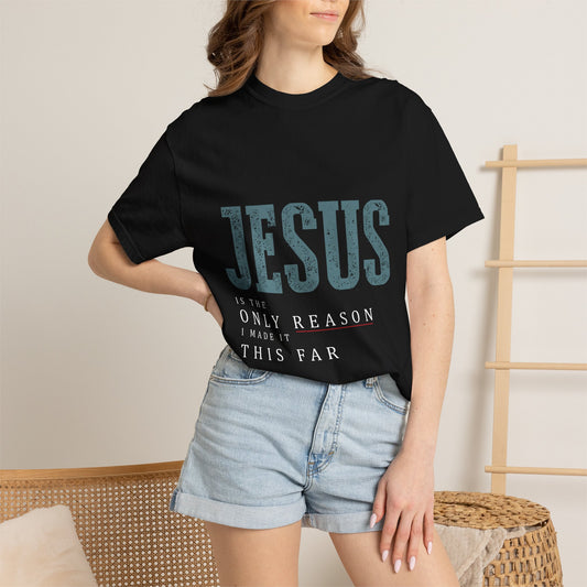 Jesus Graphic T-Shirt — Distressed Vintage Faith Tee